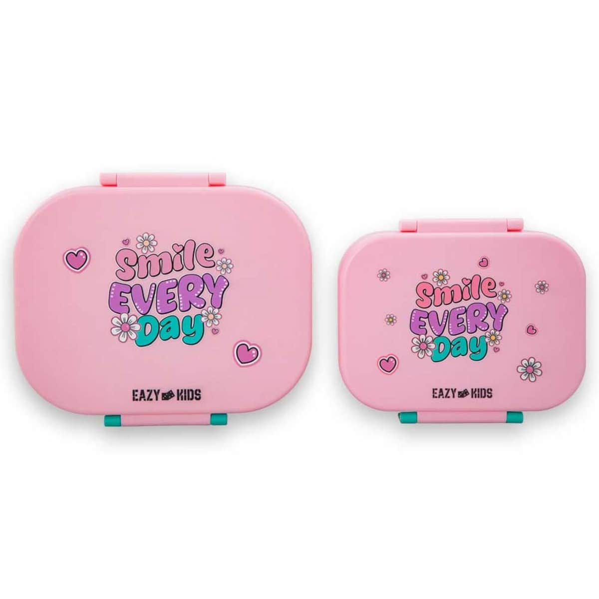 Eazy Kids 2-Piece 1200ml + 760ml Shine Pink Bento Lunch Box Set