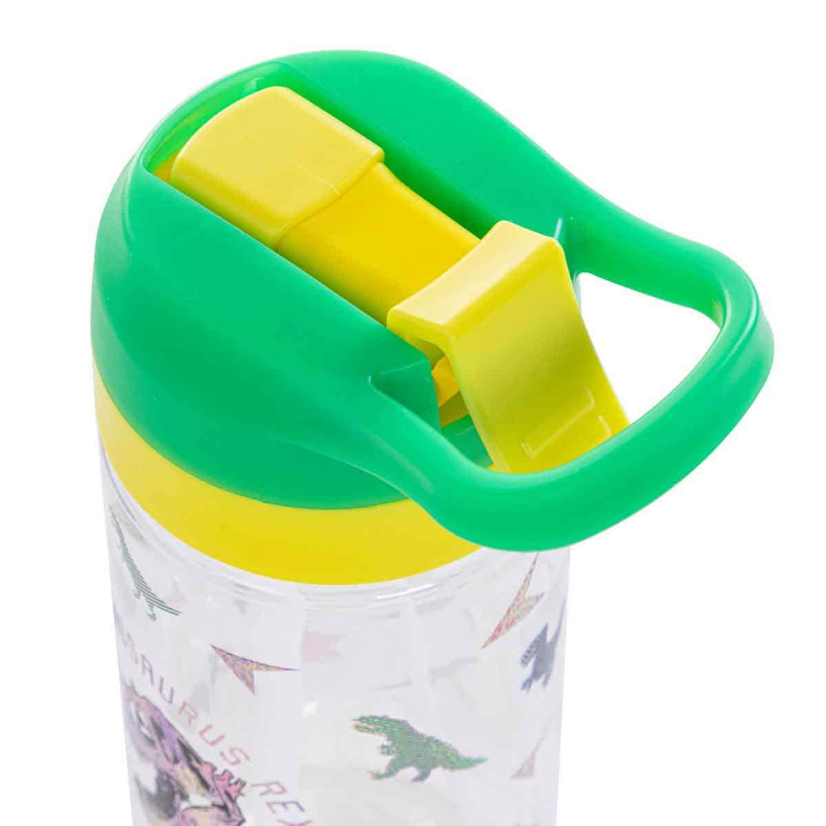 Eazy Kids 800ml T- Rex 3-Compartment Stainless Steel Bento Lunch Box with Water Bottle