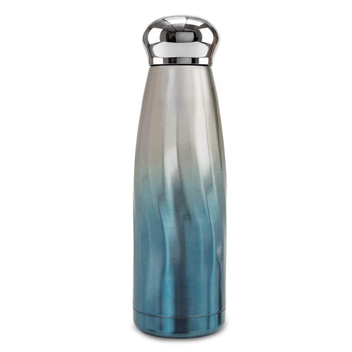 Eazy Kids 420ml Blue Double Walled Stainless Steel Water Bottle