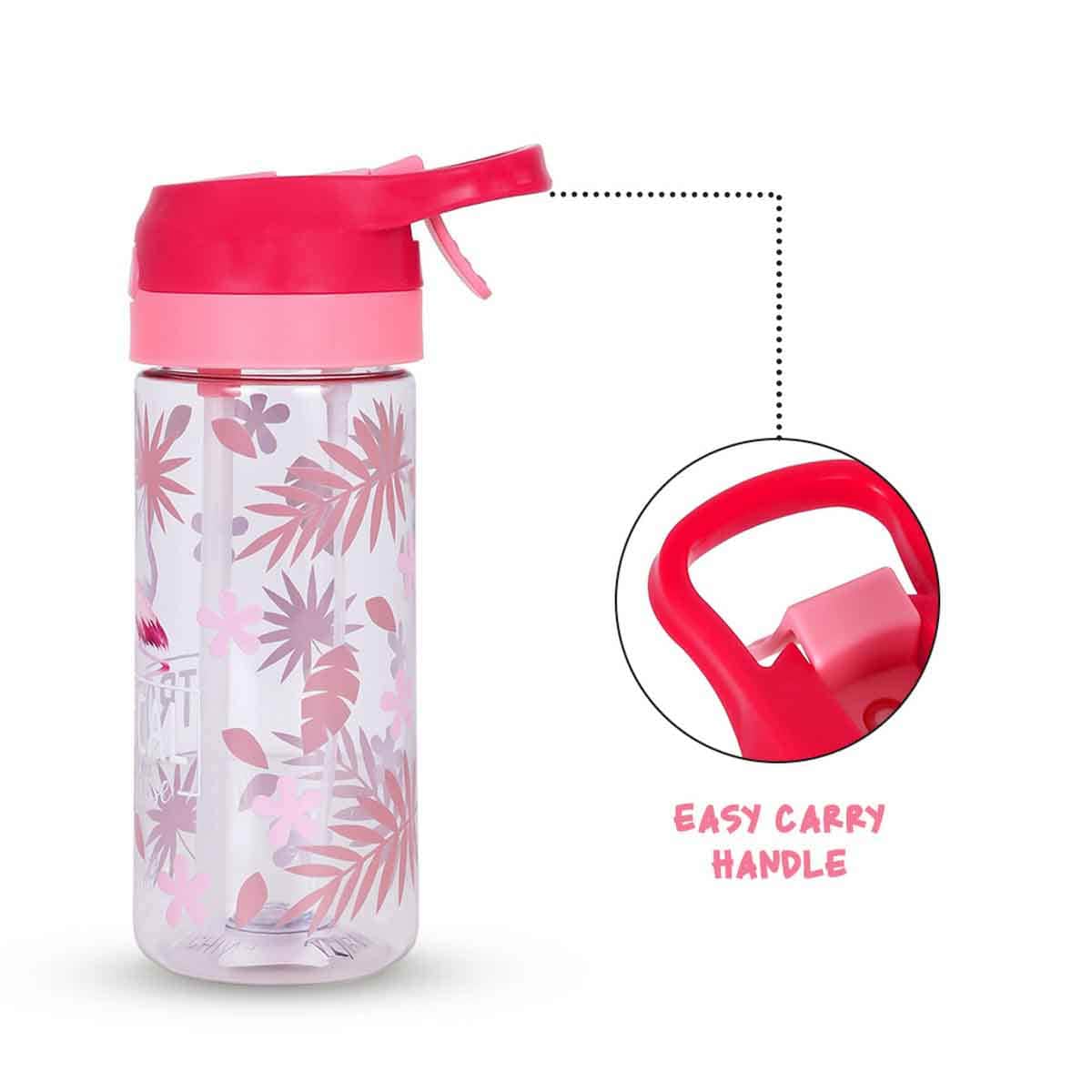 Eazy Kids 420ml Double Wall Insulated Steel Tropical Water Bottle with Spray Unisex, 3-4 Years