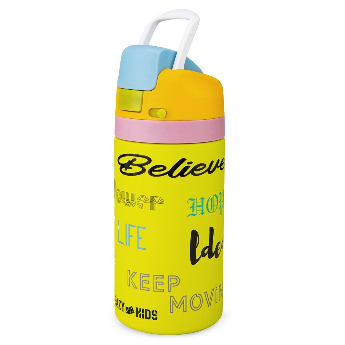 Eazy Kids 445ml Bling Stainless Steel Water Bottle