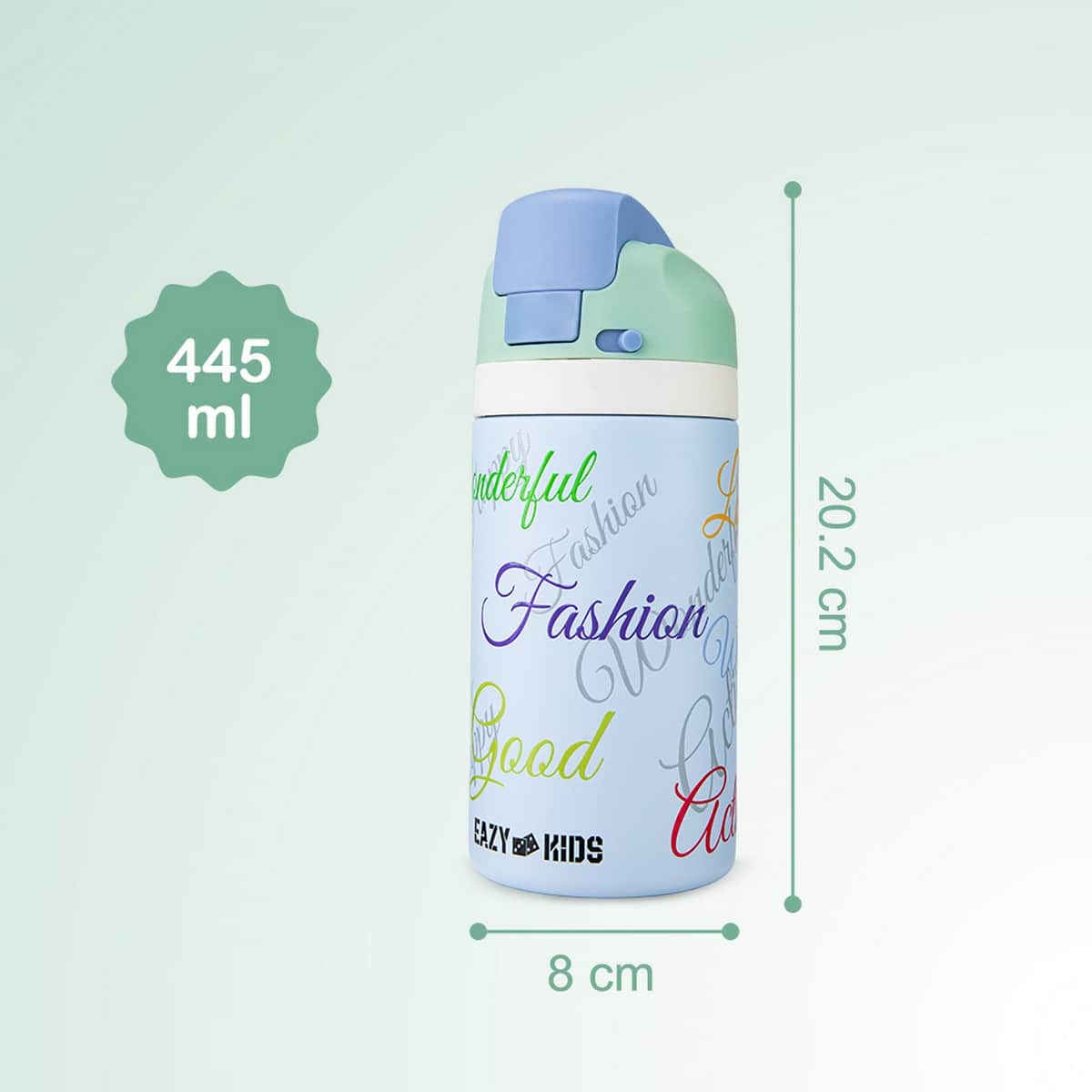 Eazy Kids 445ml Success Bling Stainless Steel Water Bottle
