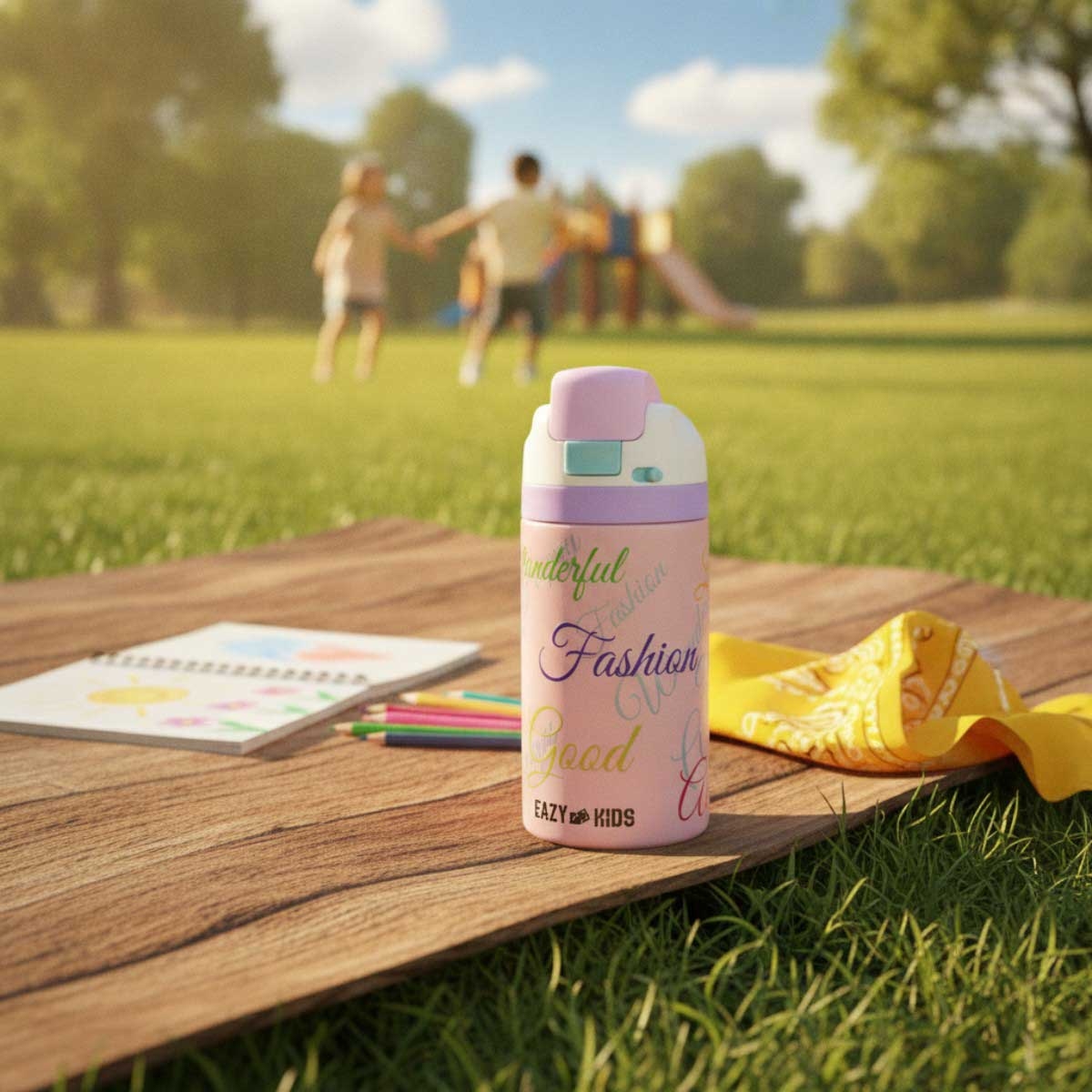 Eazy Kids 445ml Success Bling Stainless Steel Water Bottle