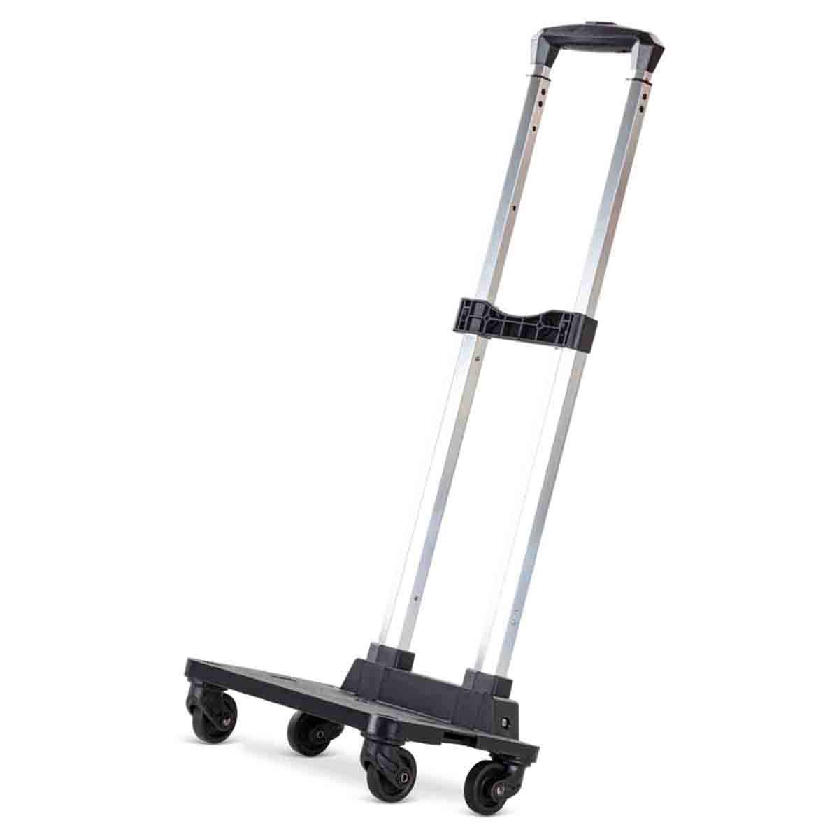 Eazy Kids Black 4-Wheel School Bag Trolley