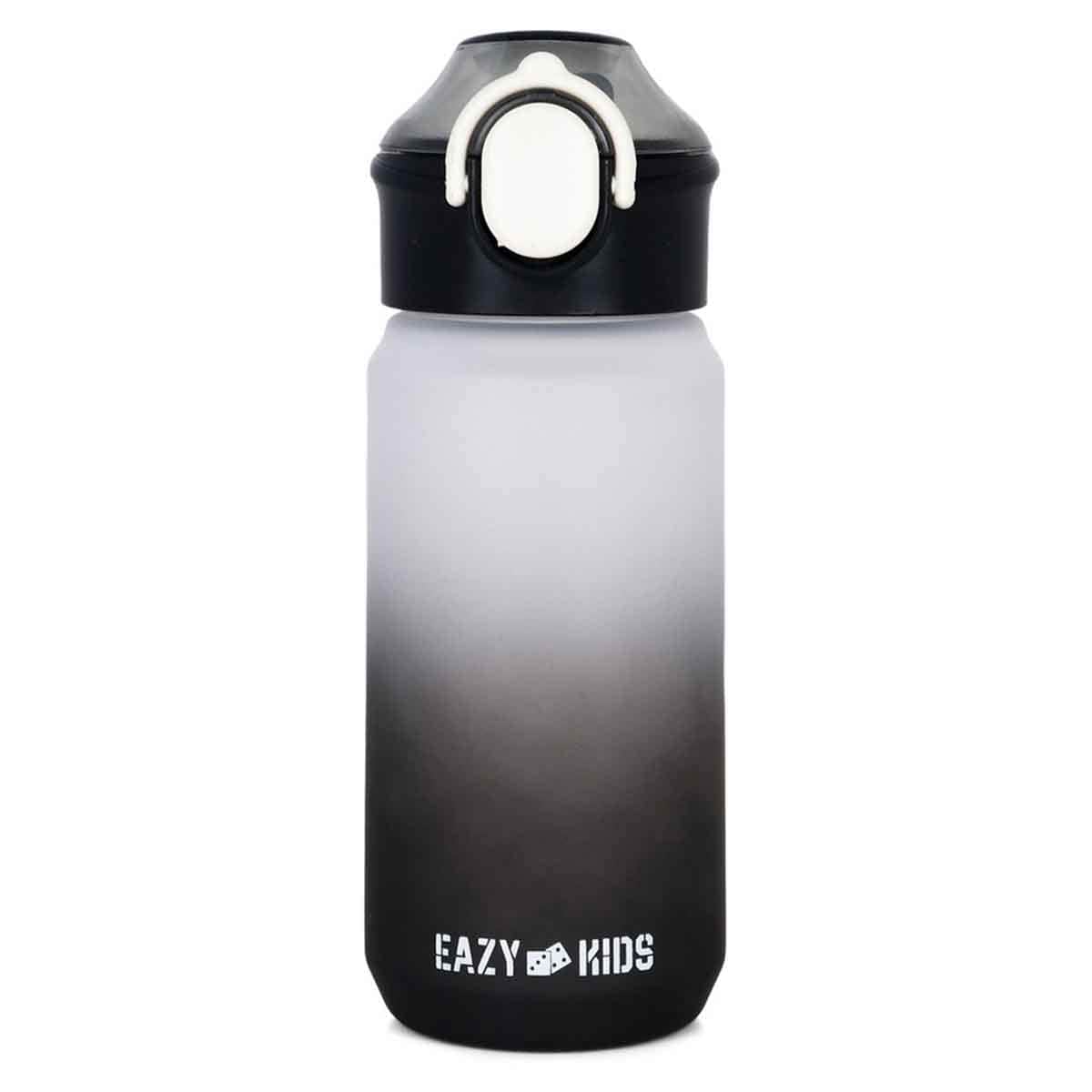 Eazy Kids 500ml Black Water Bottle with Handle Unisex, 3-4 Years