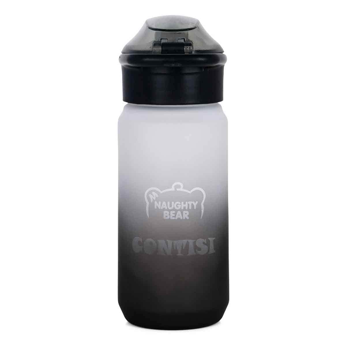 Eazy Kids 500ml Black Water Bottle with Handle Unisex, 3-4 Years