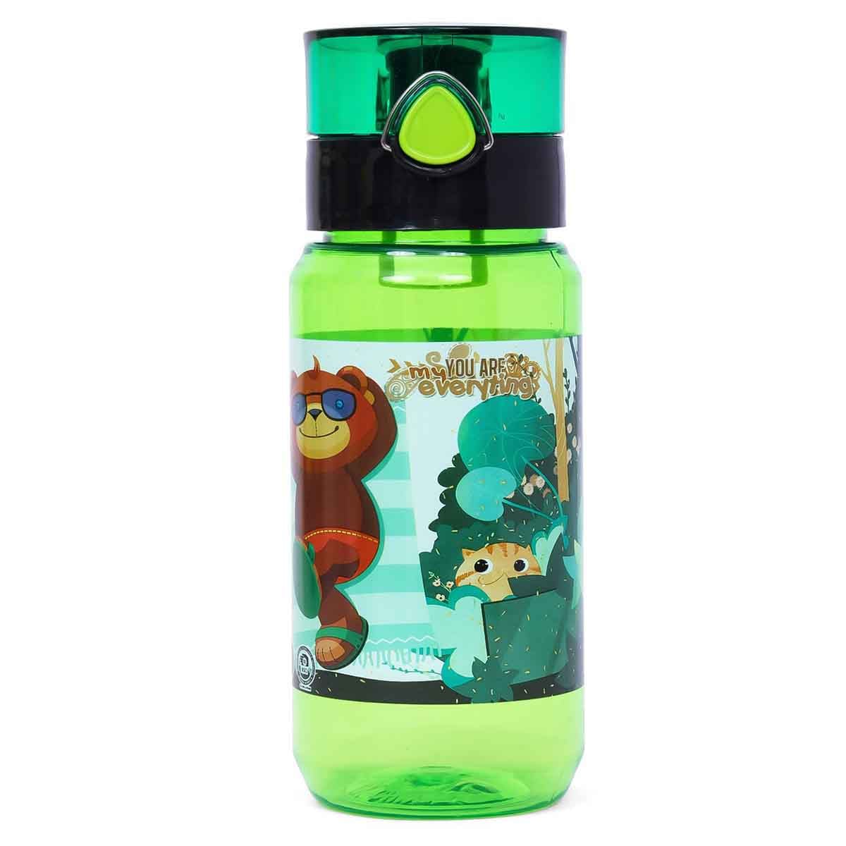 Eazy Kids 500ml Green Water Bottle Unisex, 3-4 Years