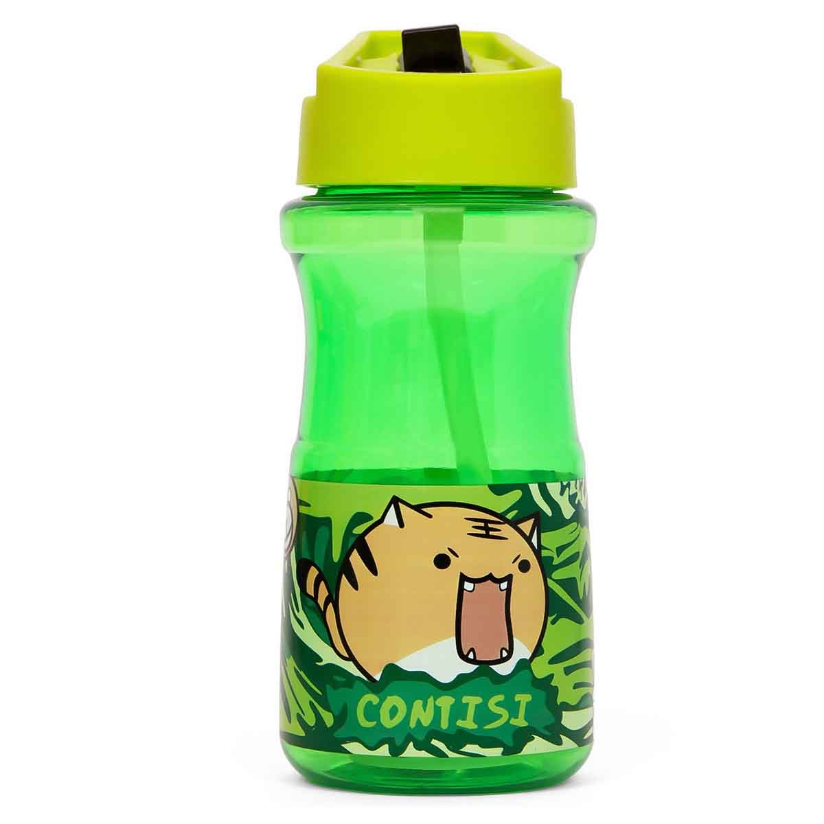 إيزي كيدز زجاجة ماء 500 مل أخضر مع شفاط للجنسين، 3-4 سنوات