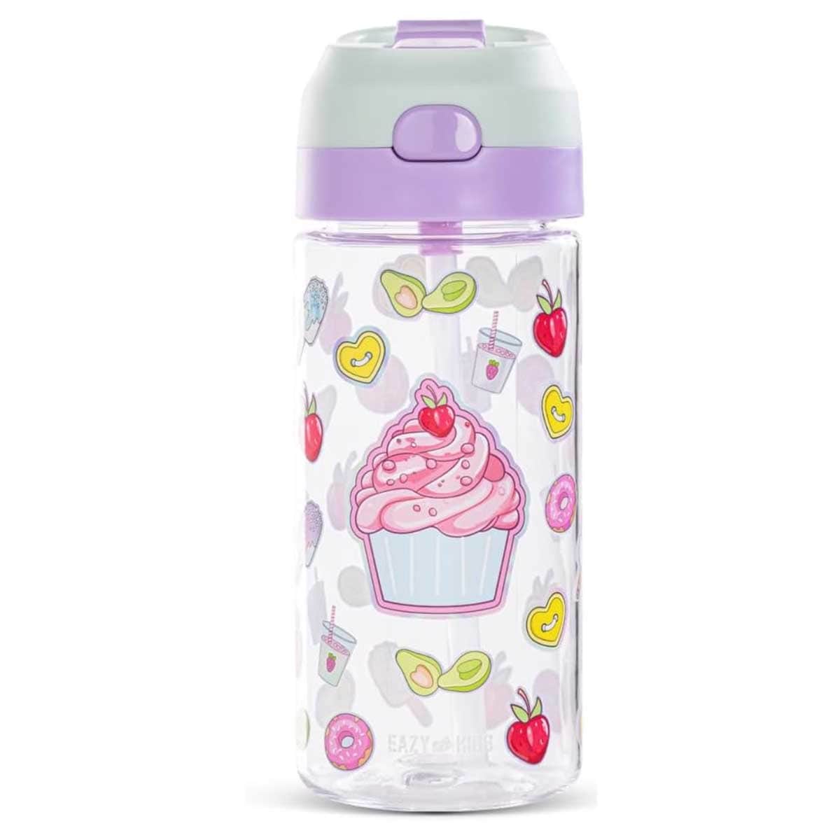 Eazy Kids 500ml Muffin Tritan Water Bottle with Spray