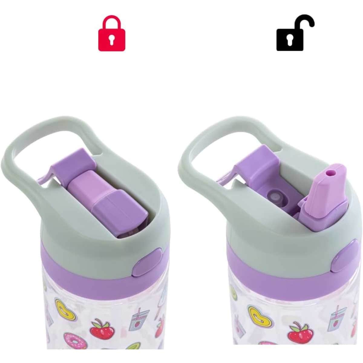 Eazy Kids 500ml Muffin Tritan Water Bottle with Spray
