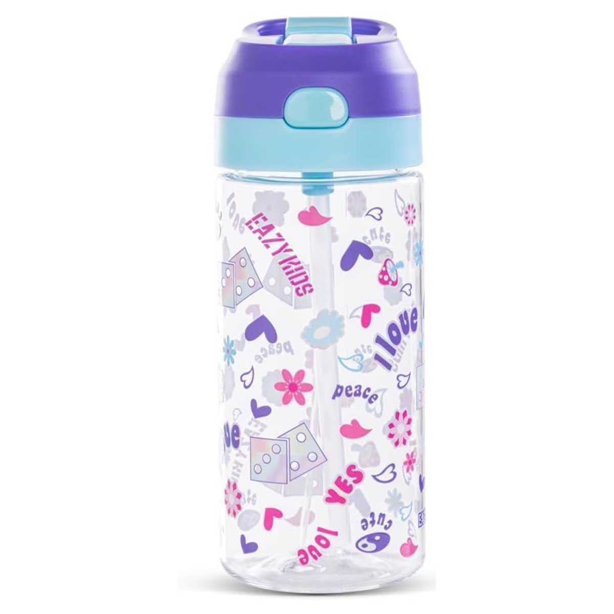 Eazy Kids 500ml Tritan Water Bottle with Spray