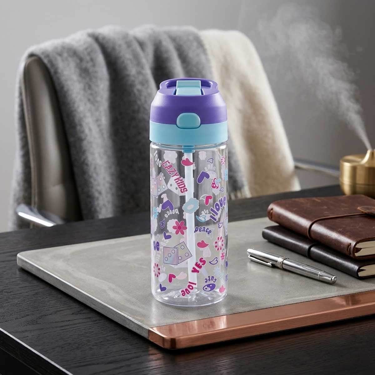 Eazy Kids 500ml Tritan Water Bottle with Spray