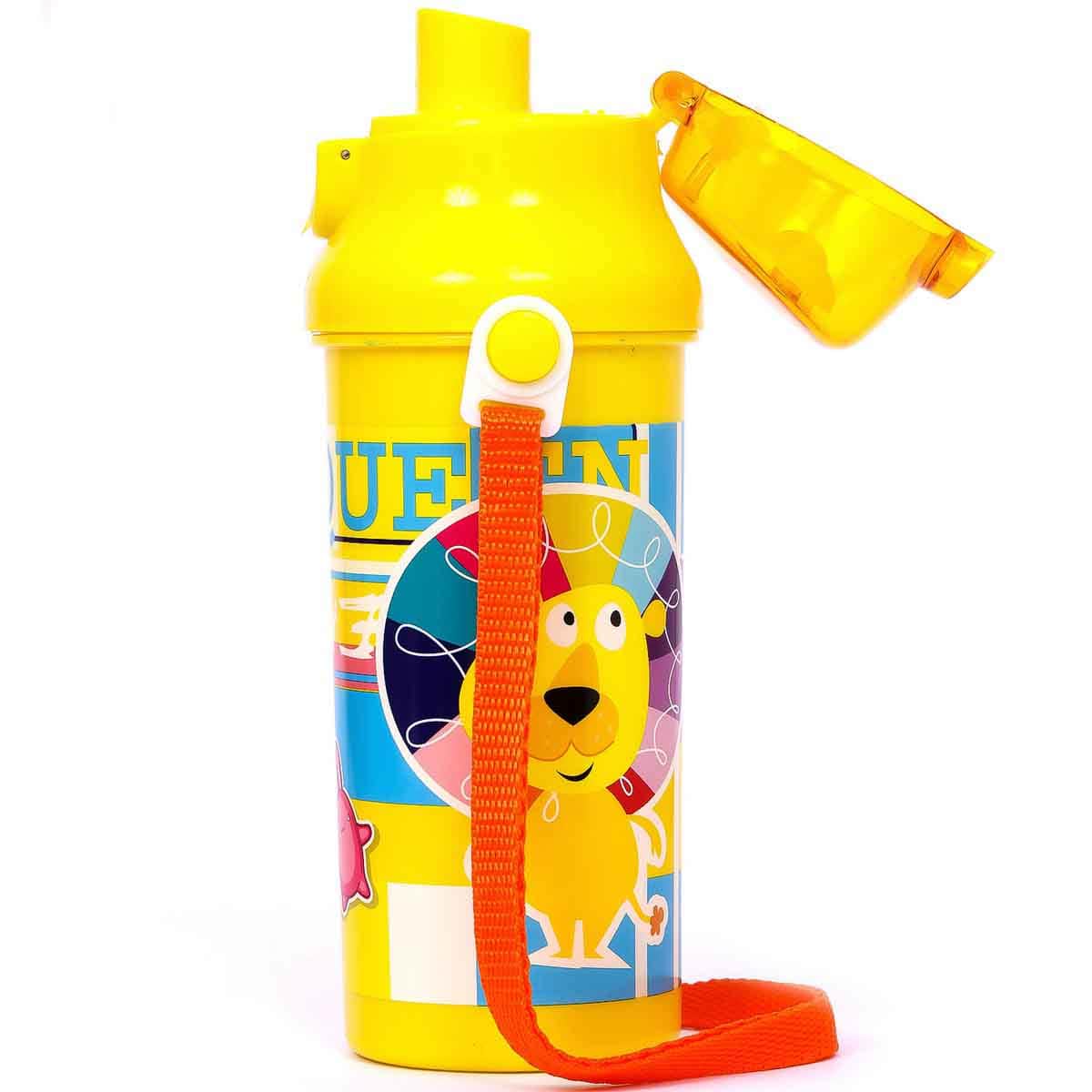 Eazy Kids 600ml Yellow Water Bottle Unisex, 3-4 Years
