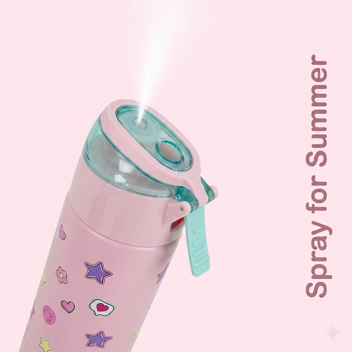 Eazy Kids 640ml Always Believe Insulated Stainless Steel Water Bottle with Spray