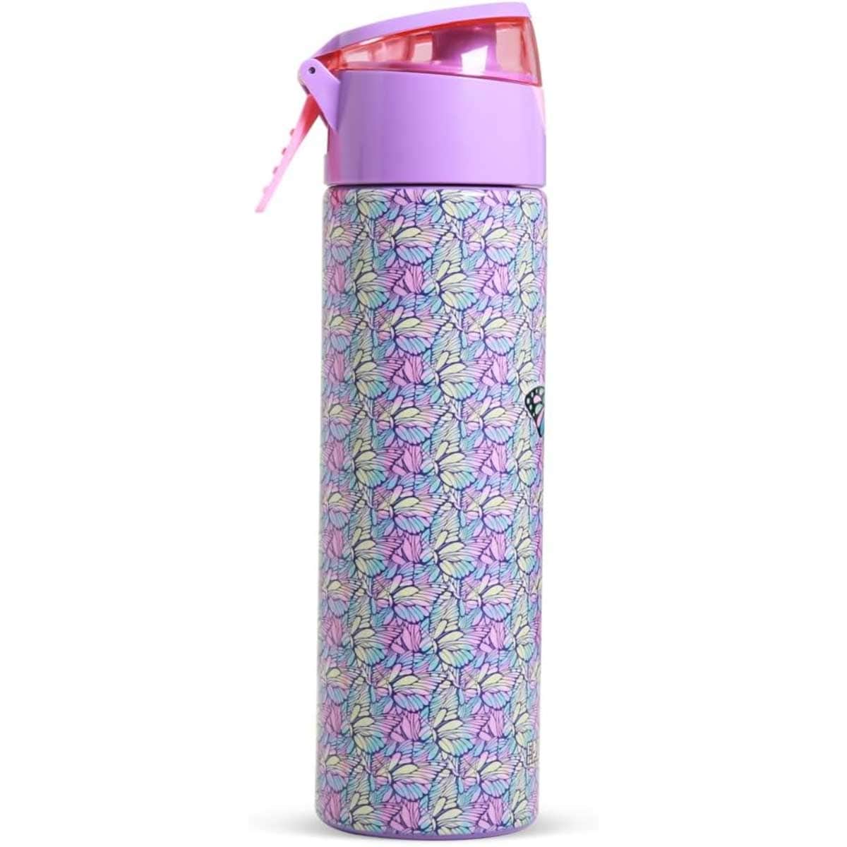 Eazy Kids 640ml Butterfly Insulated Stainless Steel Water Bottle with Spray