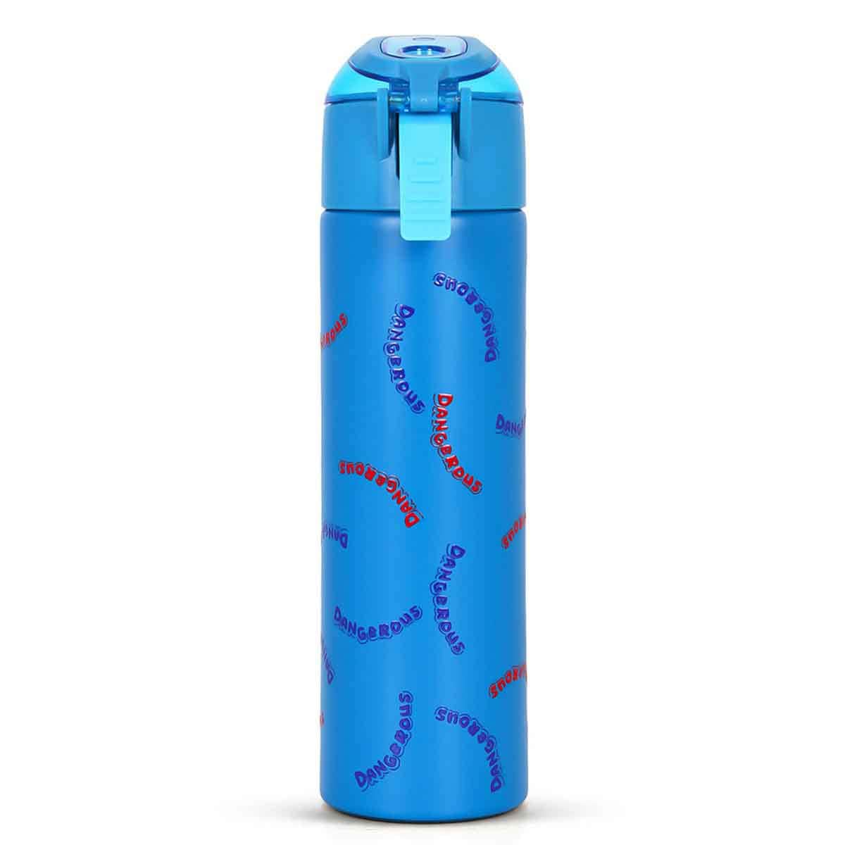Eazy Kids 640ml Double Wall Insulated Steel Dinosaur Water Bottle with Spray Unisex, 3-4 Years