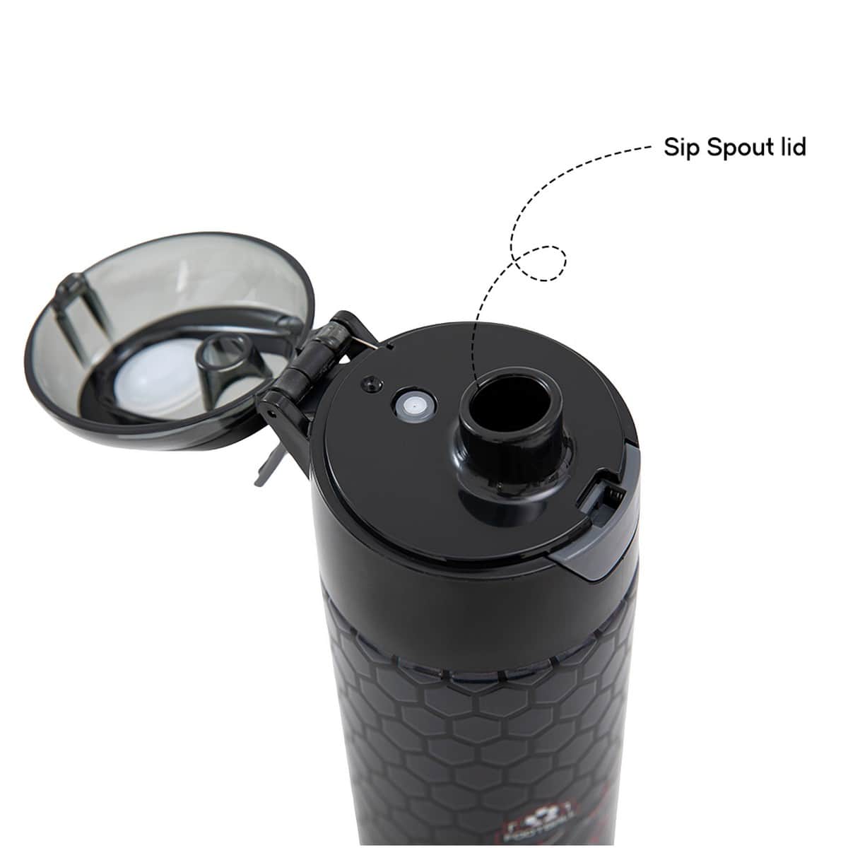 Eazy Kids 640ml Football Insulated Stainless Steel Water Bottle with Spray