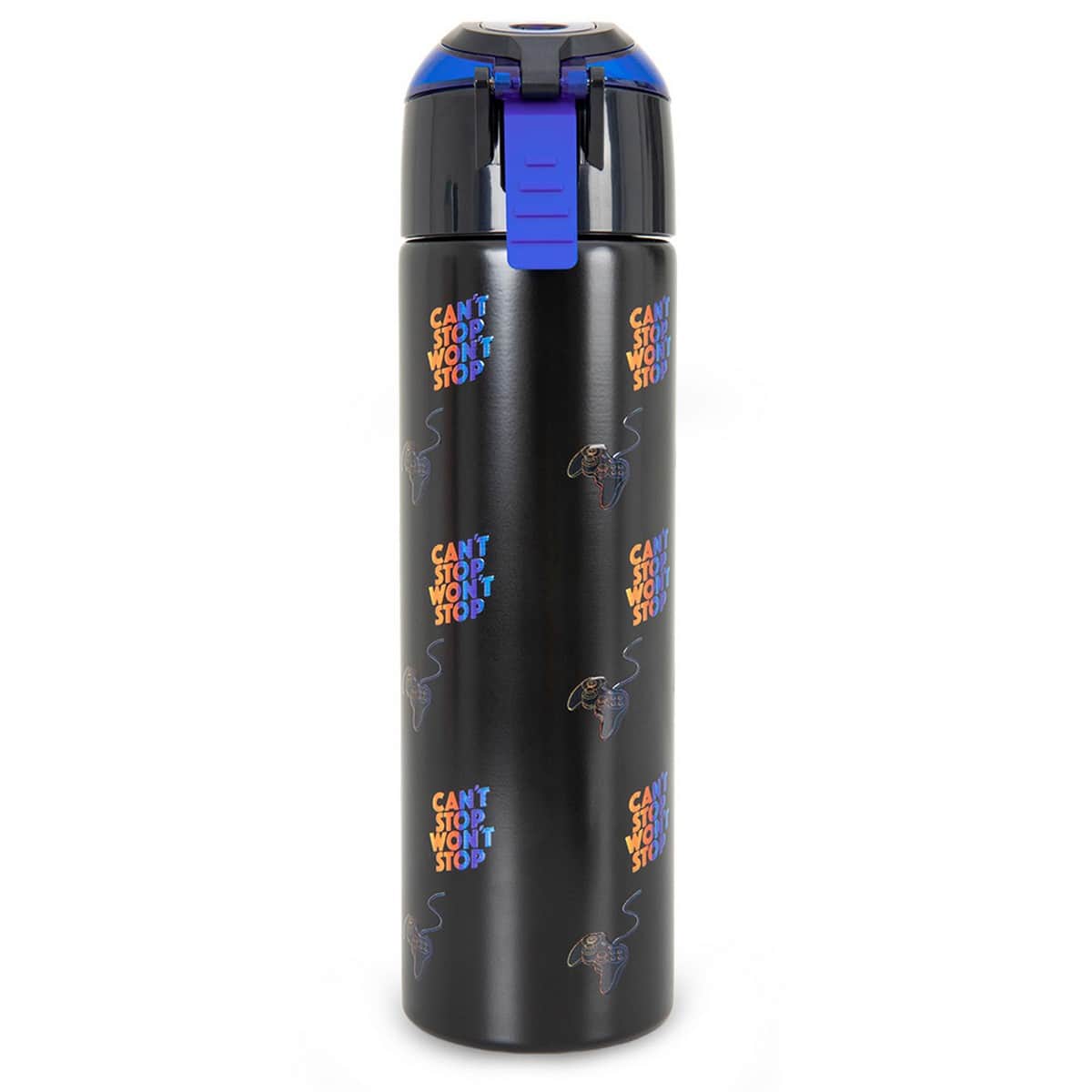 Eazy Kids 640ml Gamer Insulated Stainless Steel Water Bottle with Spray