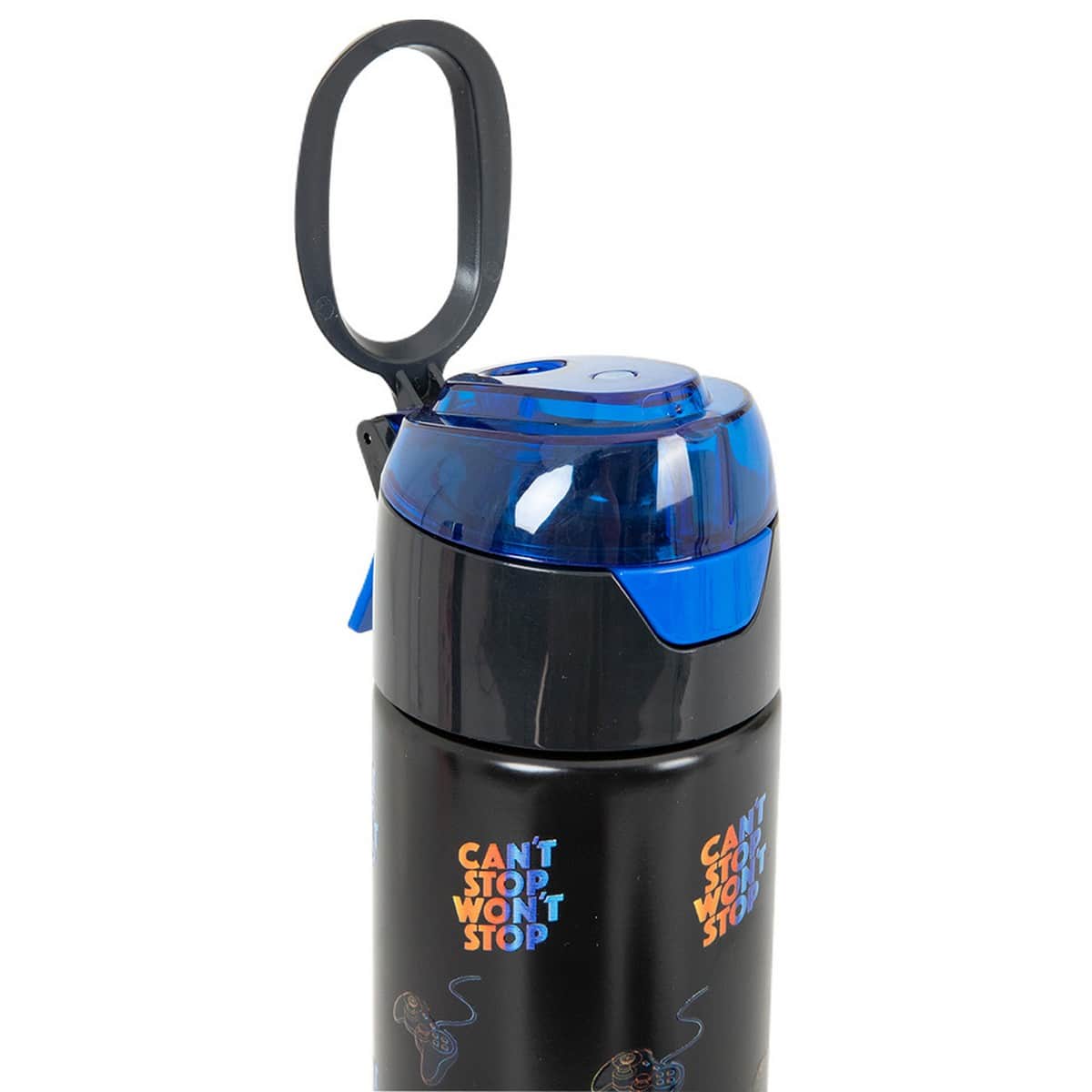 Eazy Kids 640ml Gamer Insulated Stainless Steel Water Bottle with Spray