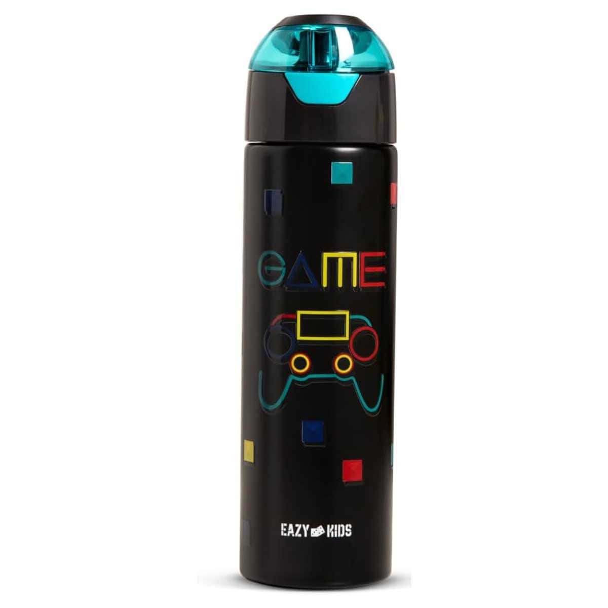 Eazy Kids 640 ml Gamer Insulated Stainless Steel Water Bottle with Spray