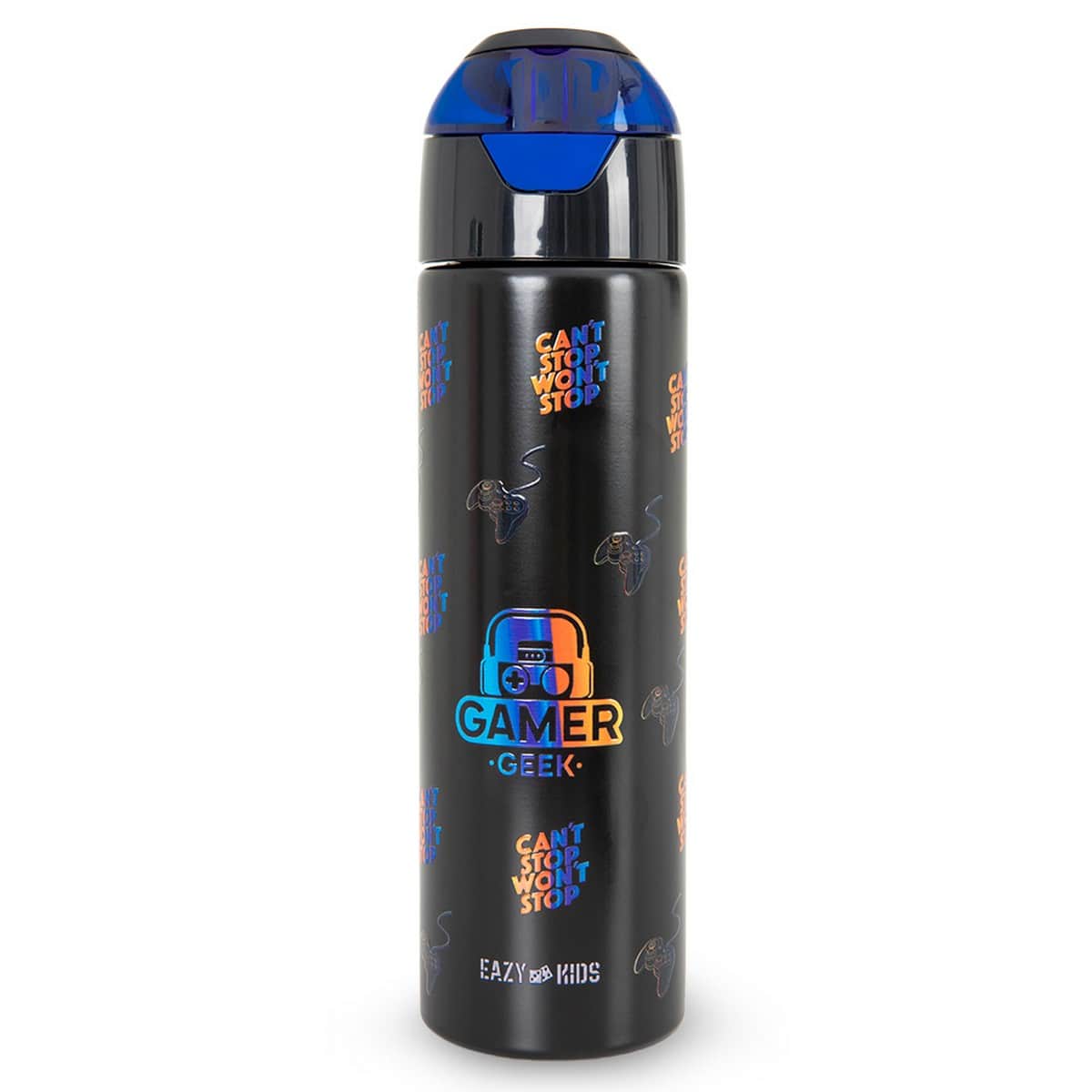 Eazy Kids 640ml Gamer Insulated Stainless Steel Water Bottle with Spray
