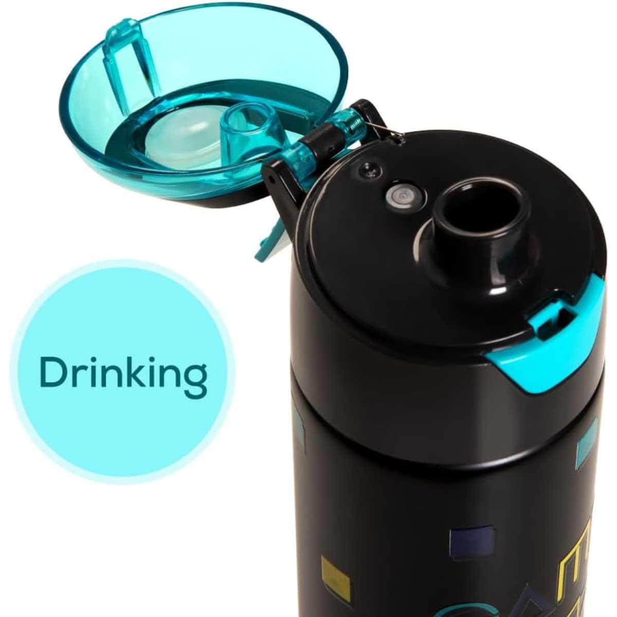 Eazy Kids 640 ml Gamer Insulated Stainless Steel Water Bottle with Spray