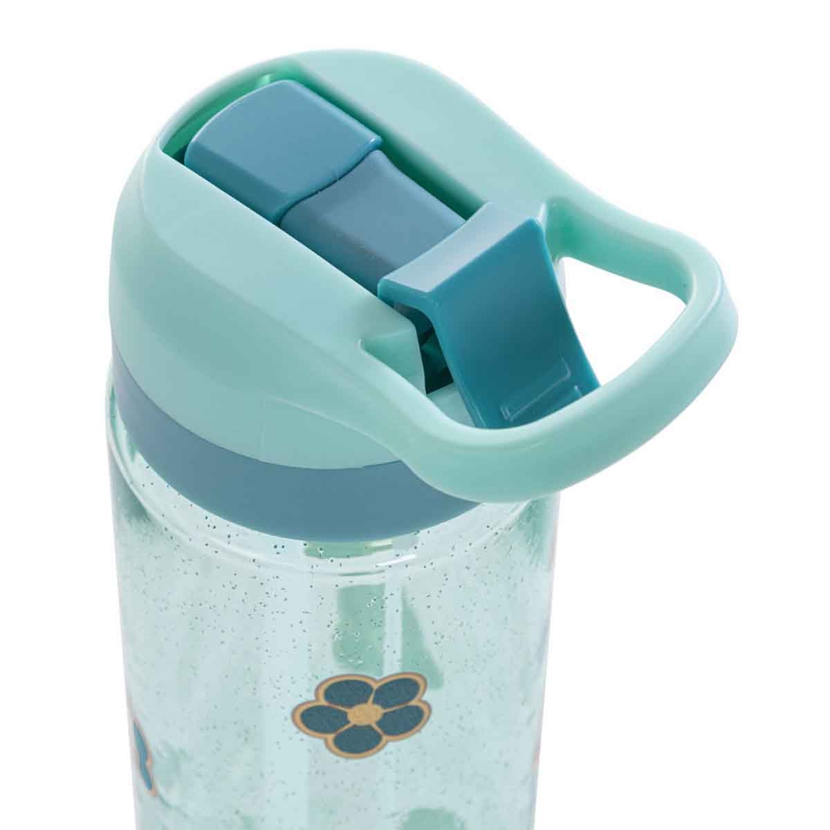 Eazy Kids Glitter 6 & 4 Convertible Bento Lunch Box with Water Bottle