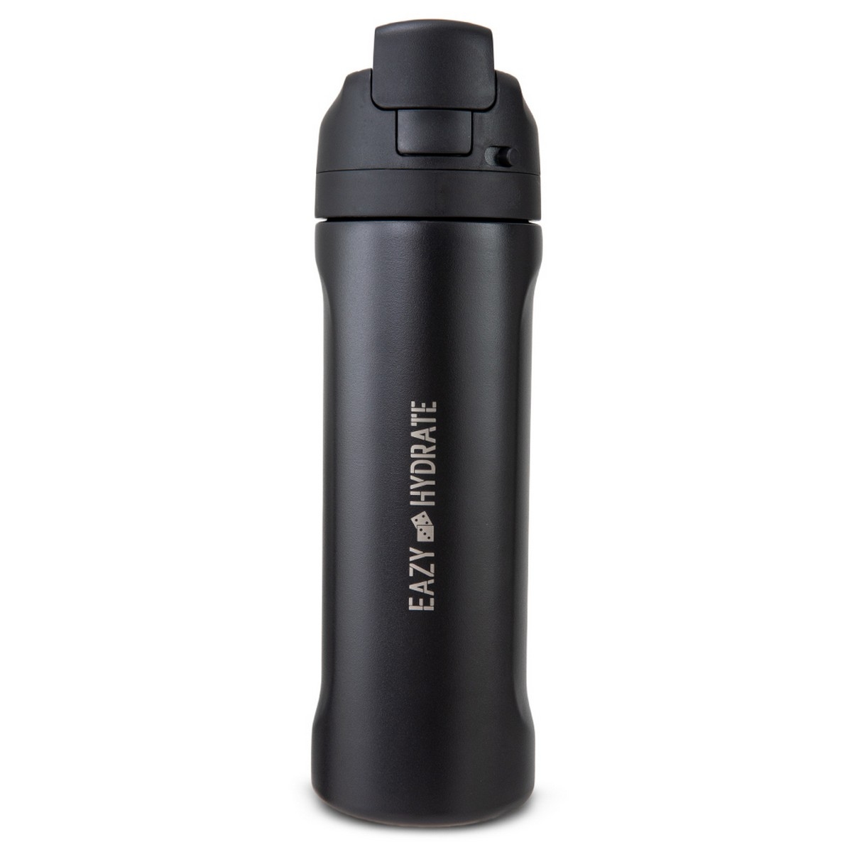 Eazy Kids 710ml Black Stainless Steel Water Bottle