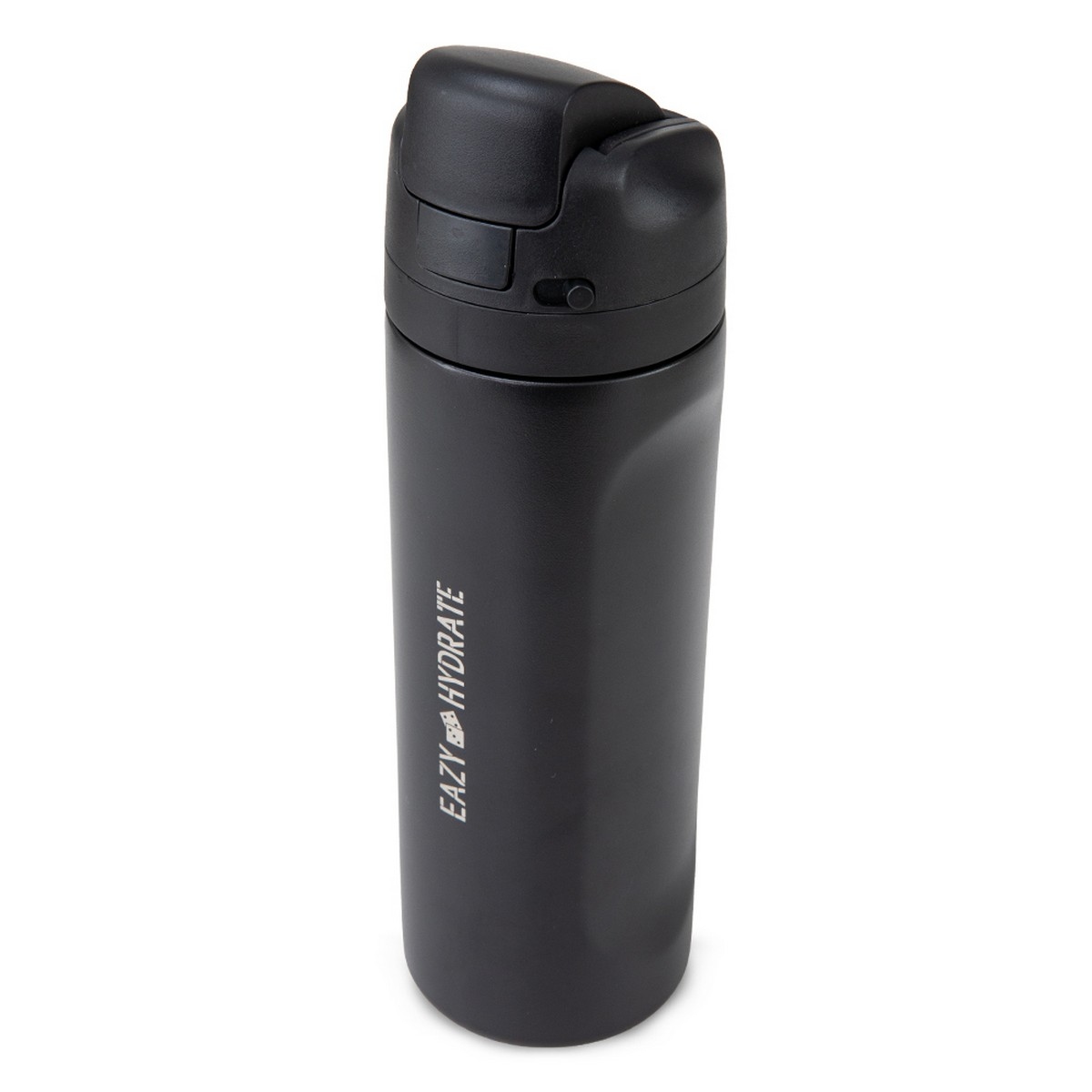 Eazy Kids 710ml Black Stainless Steel Water Bottle