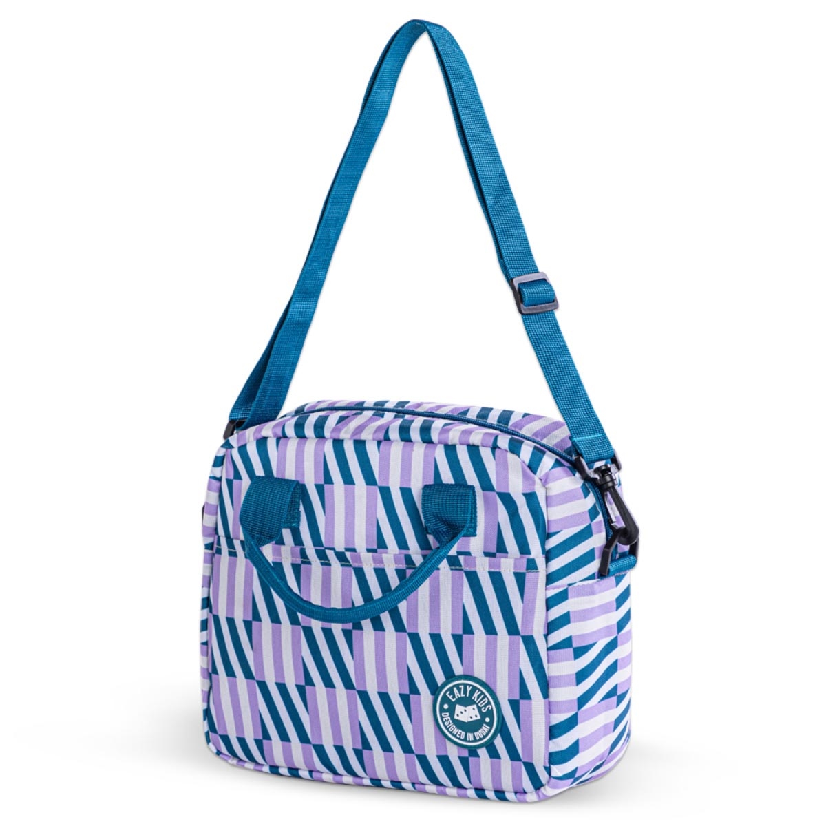Eazy Kids 710ml Blue Premium Lunch Box with Insulated Lunch Bag