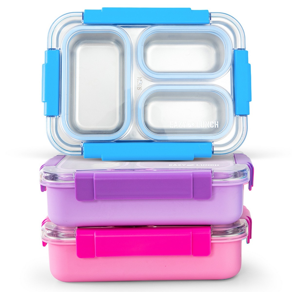 Eazy Kids 710ml Stainless Steel Bento Lunch Box