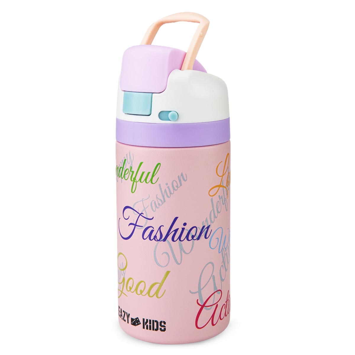 Eazy Kids 710ml Pink Premium Lunch Box with 445ml Water Bottle