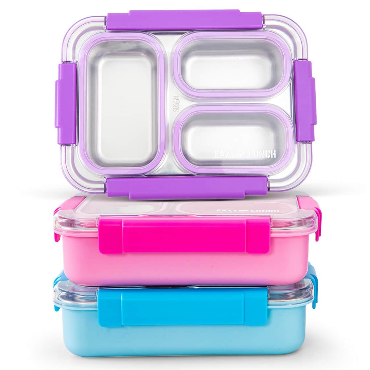 Eazy Kids 710ml Stainless Steel Bento Lunch Box