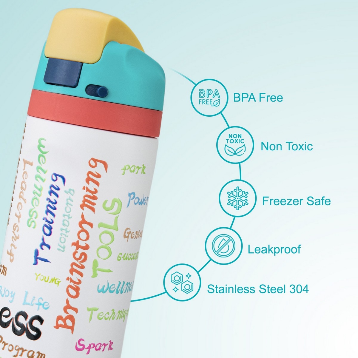 Eazy Kids 710ml Success Stainless Steel Water Bottle