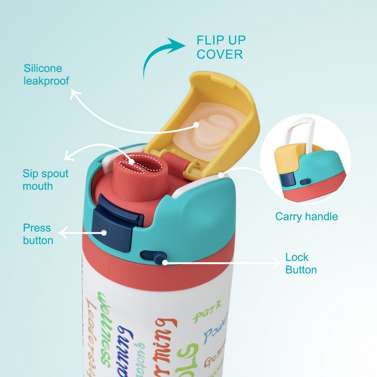 Eazy Kids 710ml Success Stainless Steel Water Bottle