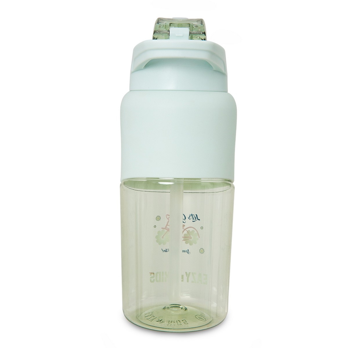 Eazy Kids 750ml Bicycle Mint Flip Top Water Bottle