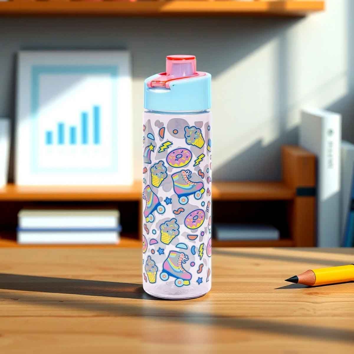 إيزي كيدز زجاجة ماء تريتان 750 مل بغطاء فليب للجنسين، 3-4 سنوات