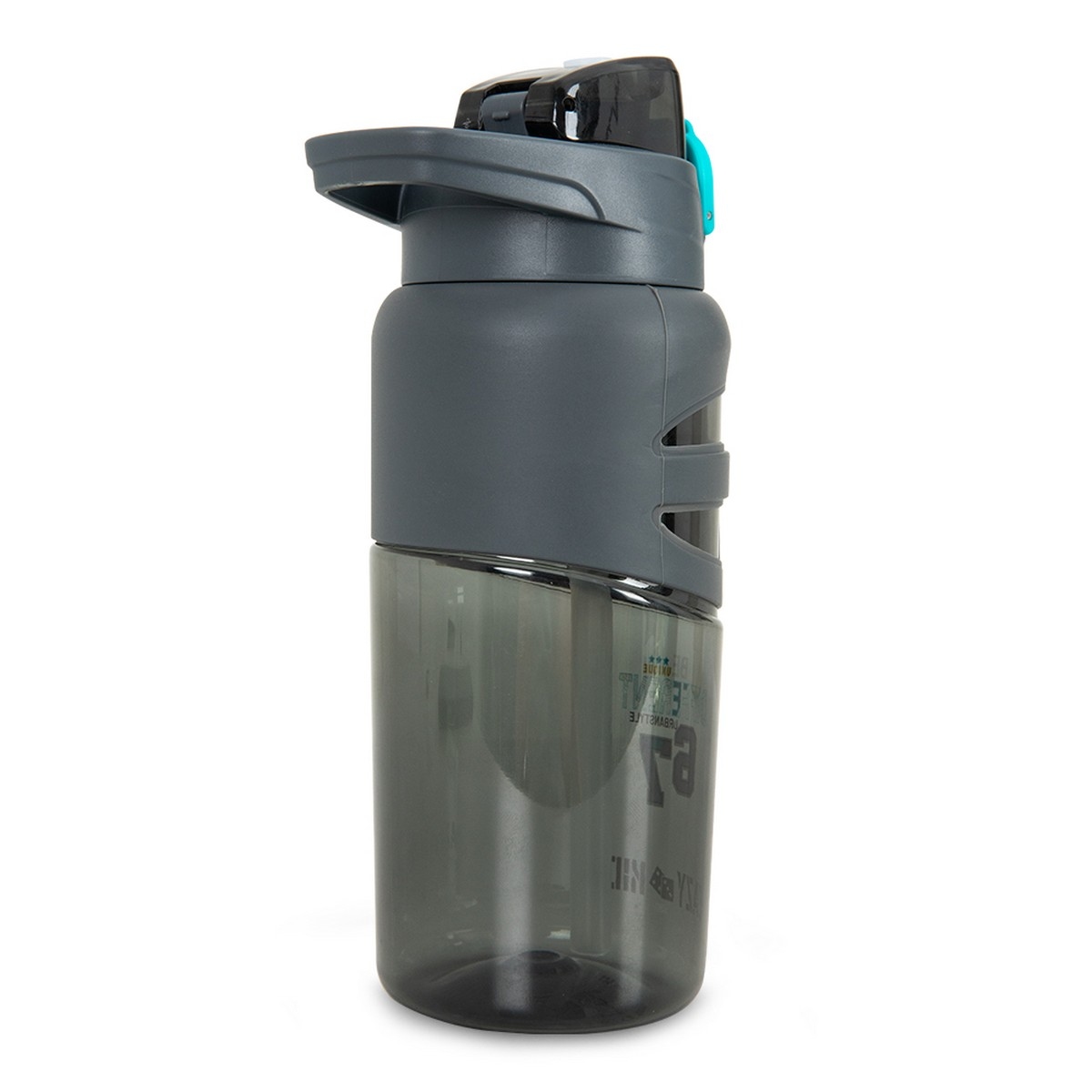 Eazy Kids 750ml Urban Grey Flip Top Water Bottle