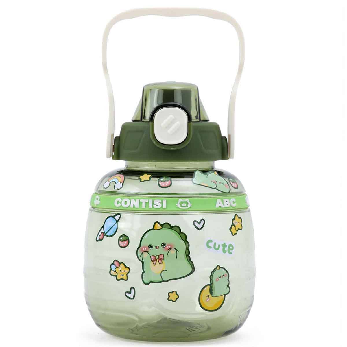 Eazy Kids 800ml Dark Green Water Bottle Unisex, 3-4 Years