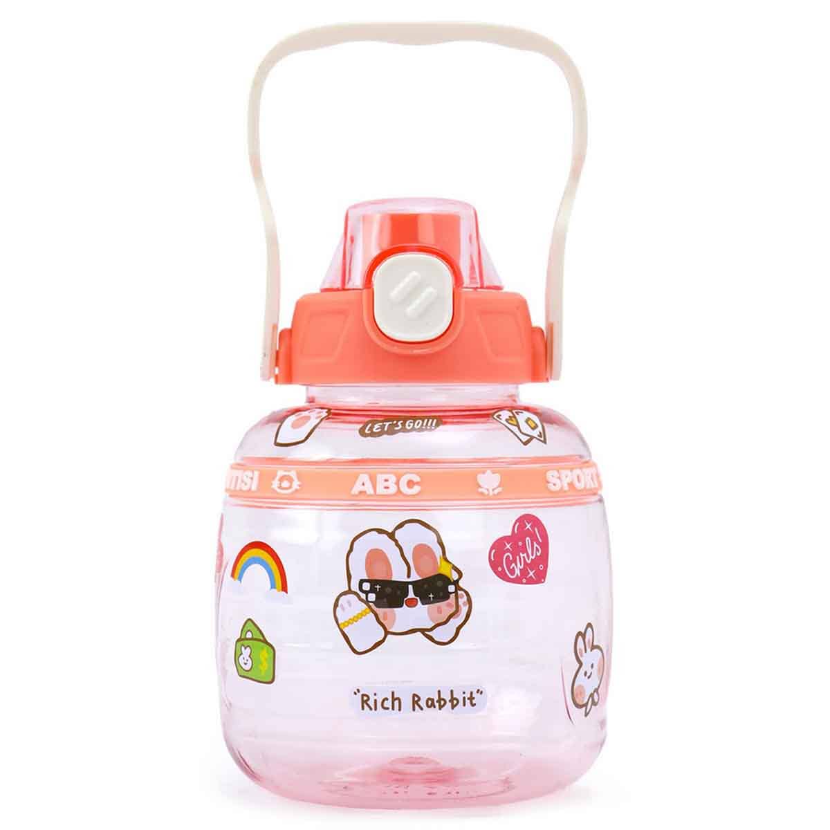 Eazy Kids 800ml Orange Water Bottle Unisex, 3-4 Years