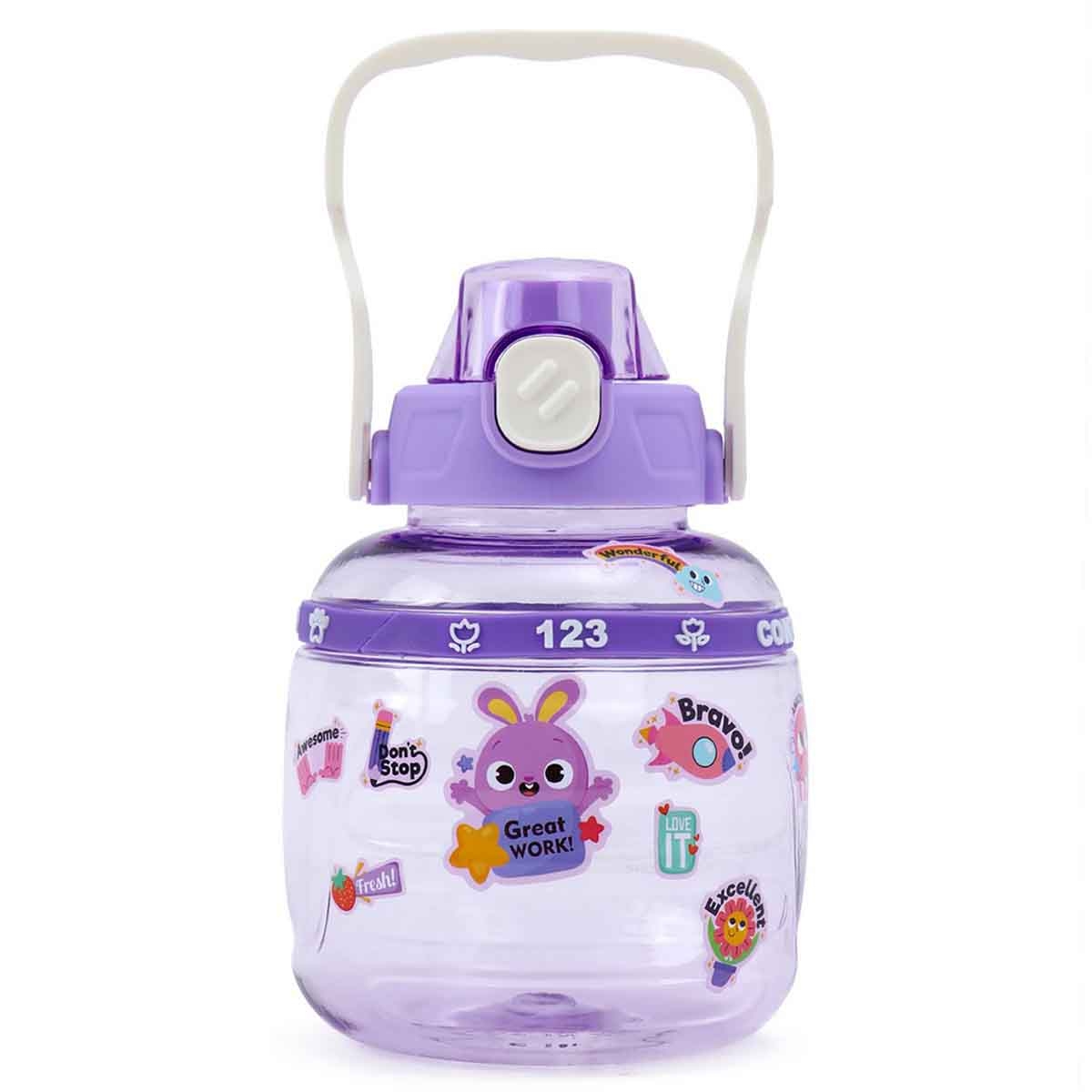 Eazy Kids 800ml Purple Water Bottle Unisex, 3-4 Years