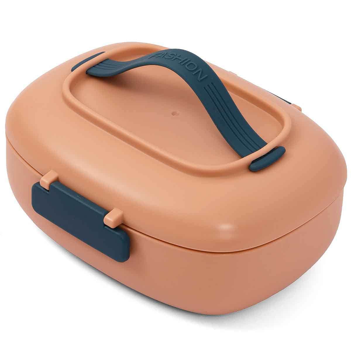 Eazy Kids 850ml Brown Lunch Box Unisex, 3-4 Years