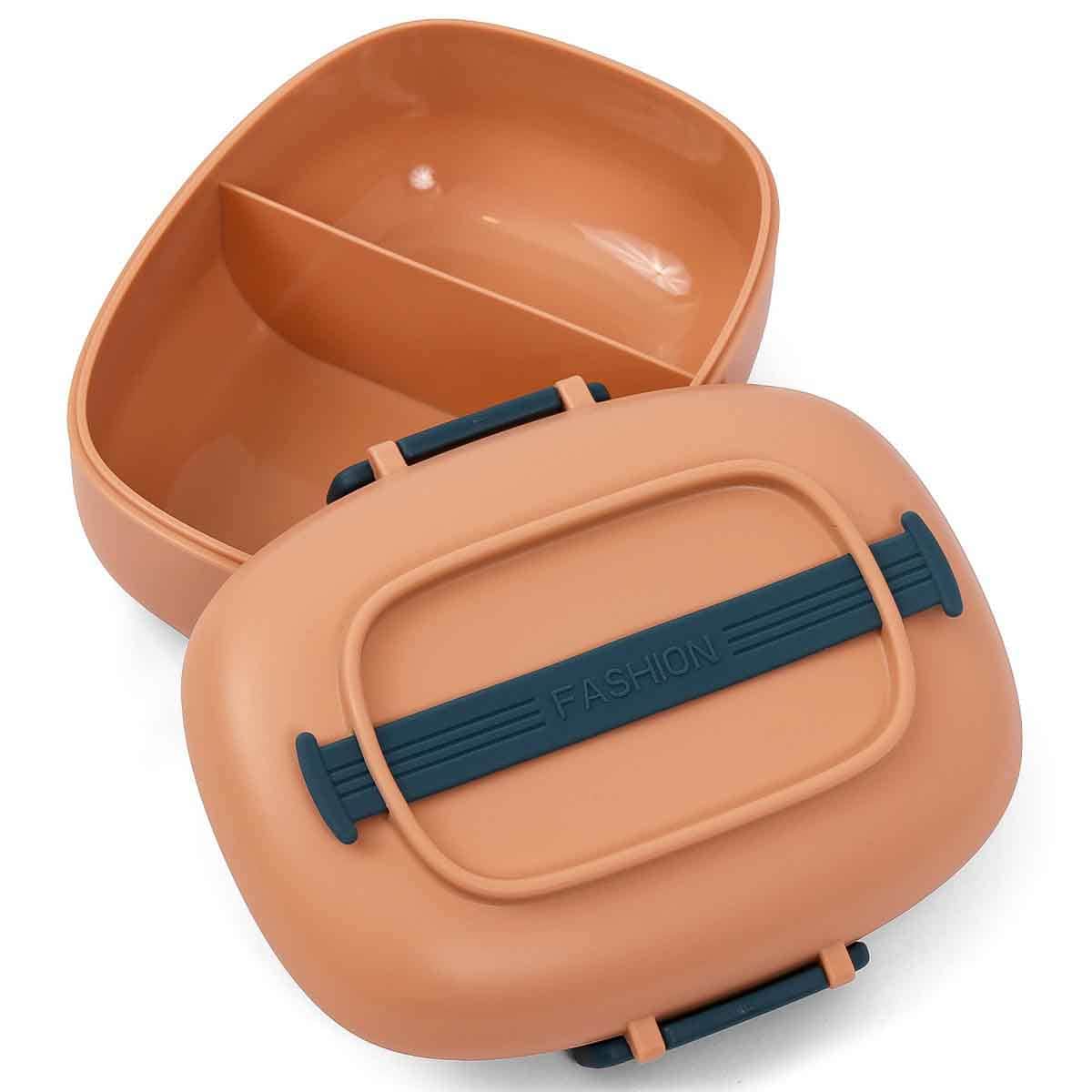Eazy Kids 850ml Brown Lunch Box Unisex, 3-4 Years