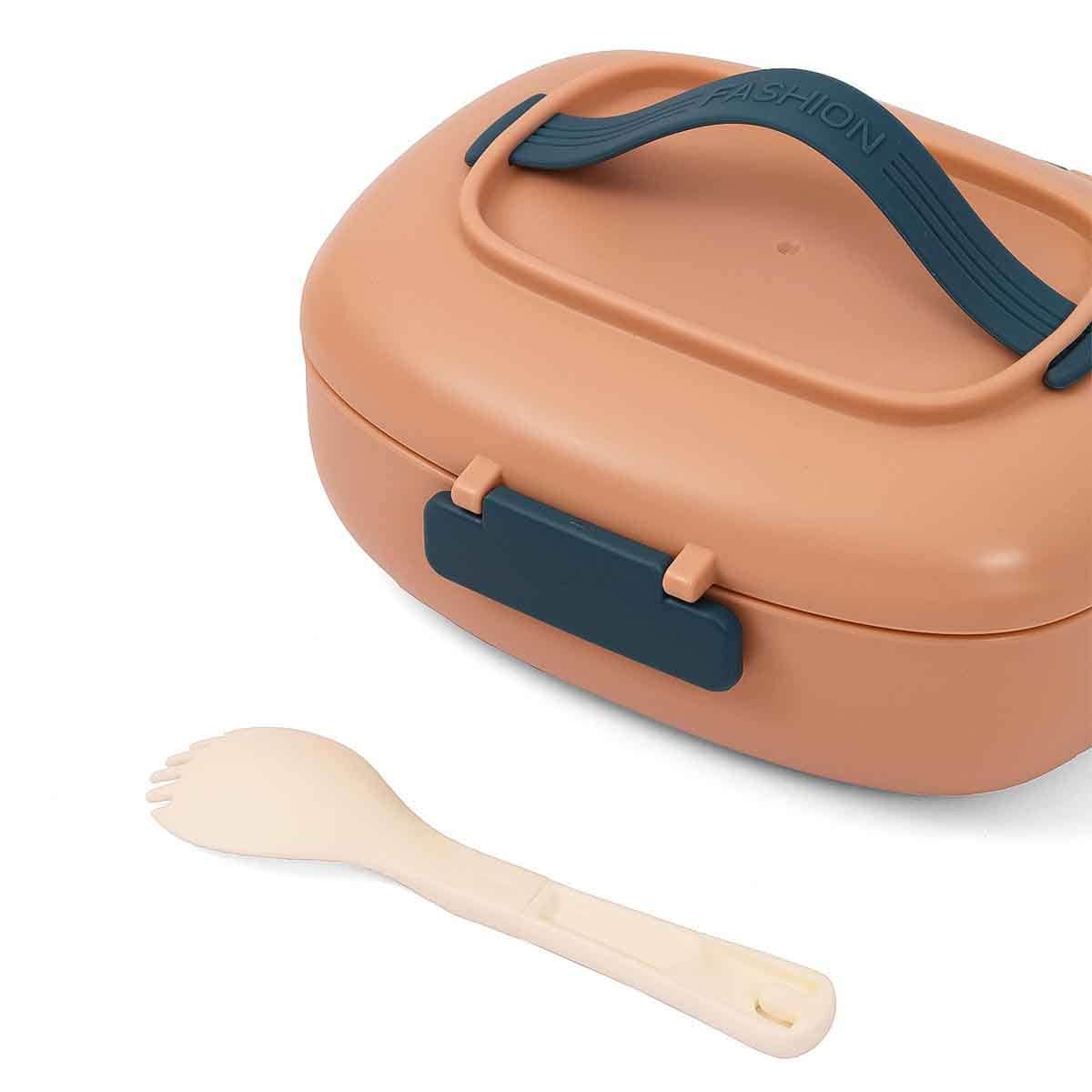Eazy Kids 850ml Brown Lunch Box Unisex, 3-4 Years