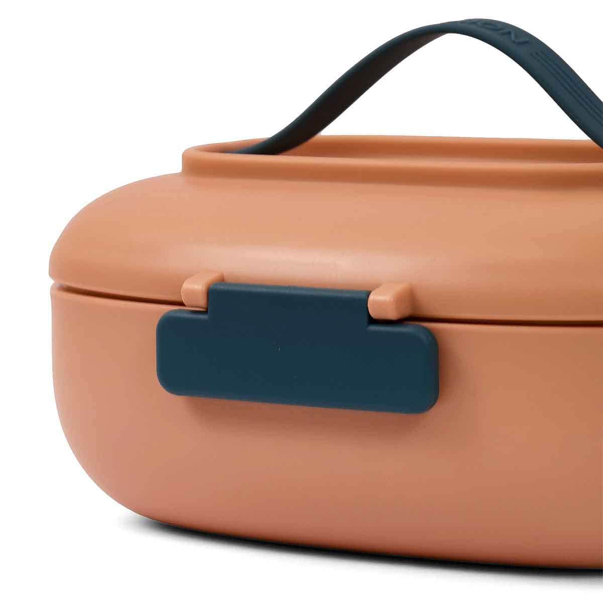 Eazy Kids 850ml Brown Lunch Box Unisex, 3-4 Years
