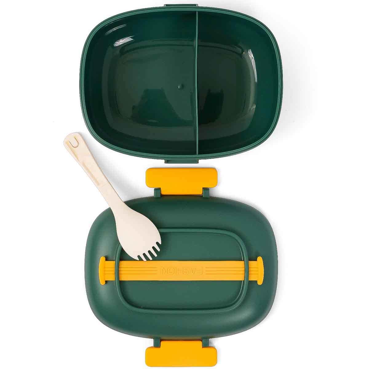 Eazy Kids 850ml Green Lunch Box Unisex, 3-4 Years