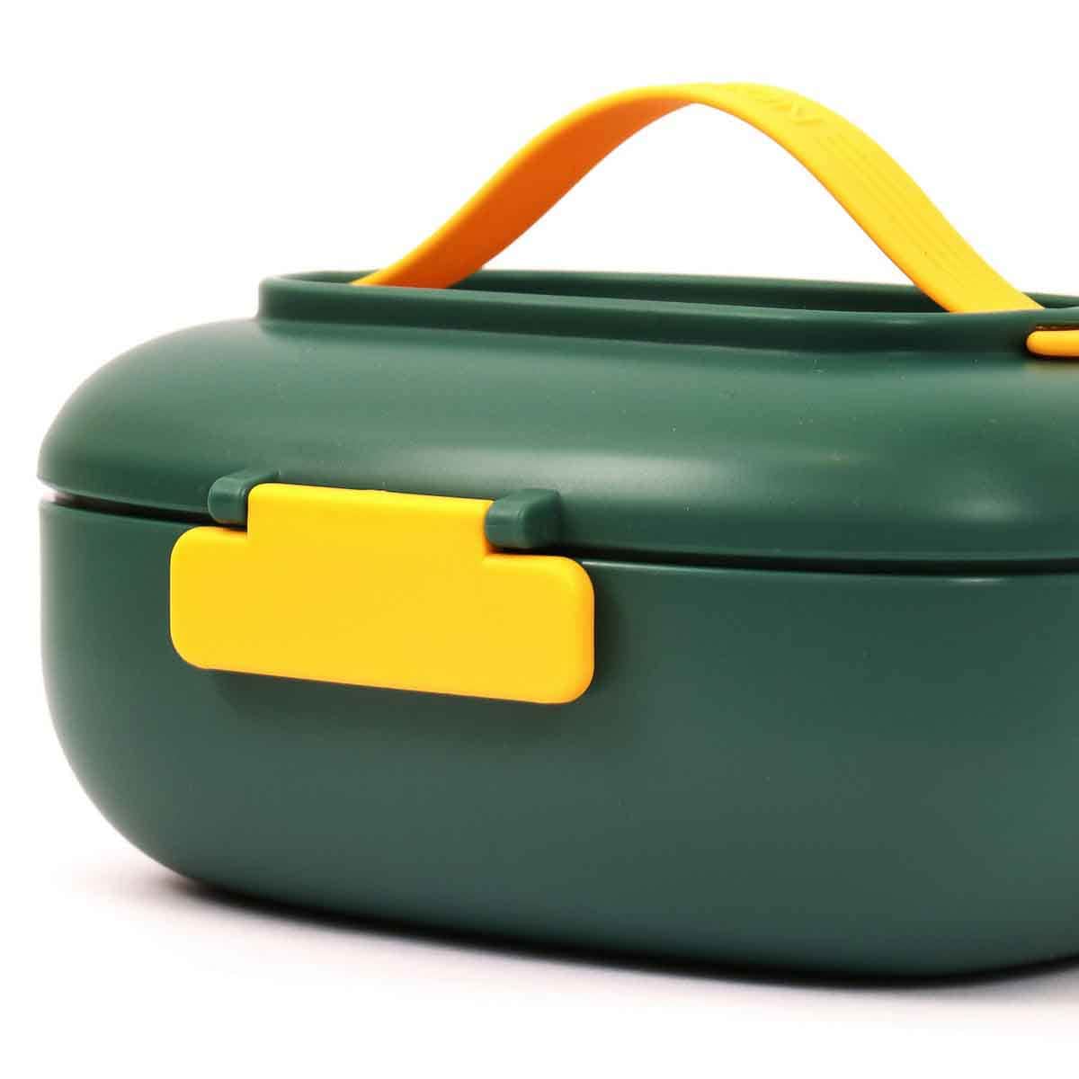 Eazy Kids 850ml Green Lunch Box Unisex, 3-4 Years