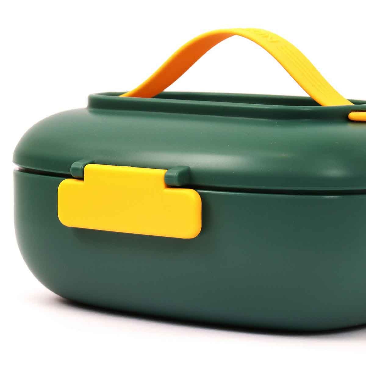 Eazy Kids 850ml Green Lunch Box Unisex, 3-4 Years