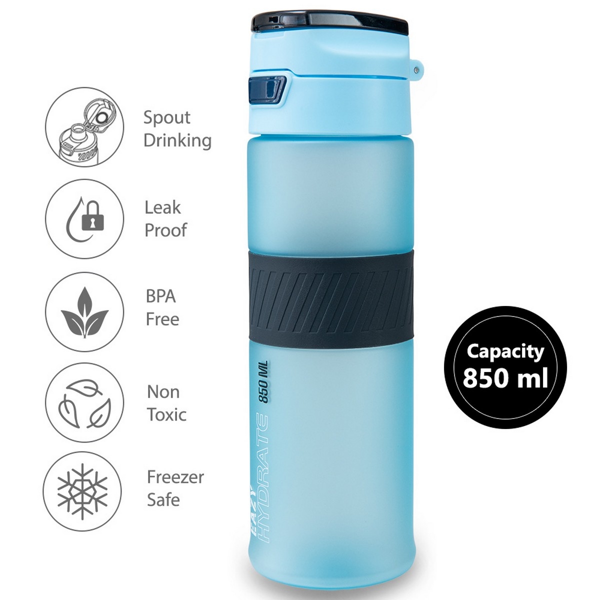 Eazy Kids 850ml Tritan Water Bottle