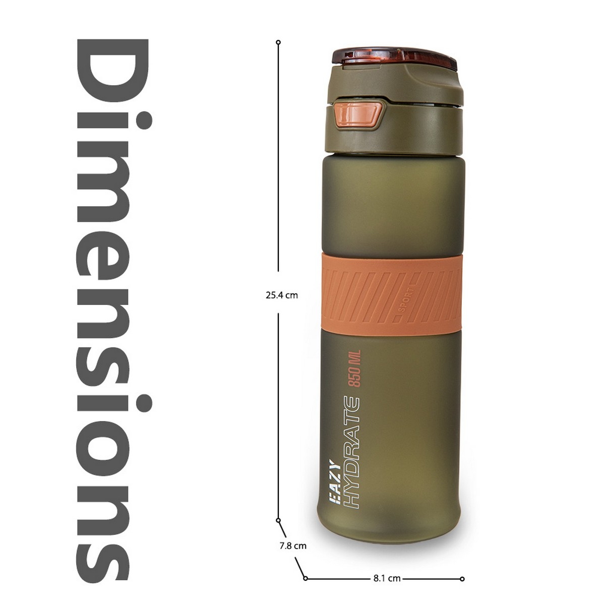 Eazy Kids 850ml Tritan Water Bottle